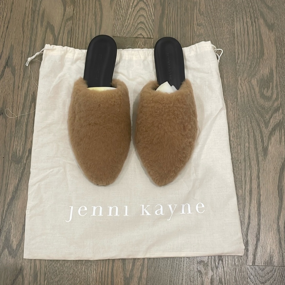 Jenni Kayne Shearling Mule Natural 41
